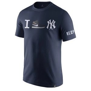 Jordan Brand NY Yankees Jeter Sneaker Love T-Shirt